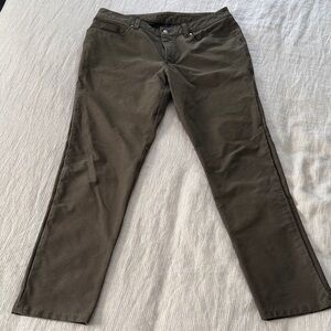 Lululemon Utilitech ABC Pant Dark Olive Classic Fit Pants 34x32